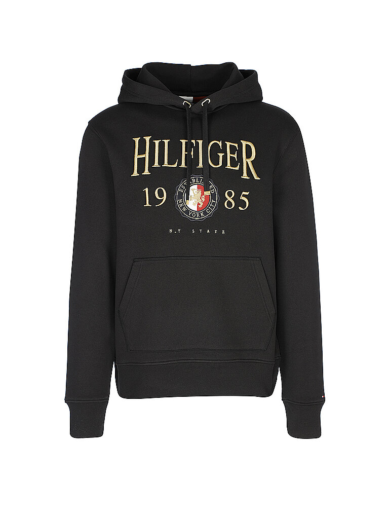 TOMMY HILFIGER Kapuzensweater - Hoodie Icon schwarz | S